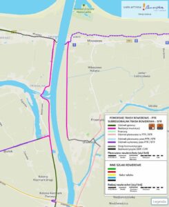 mapa eurovelo 9 wislana trasa rowerowa Gdańsk Pomorskie Trasy Rowerowe.JPG