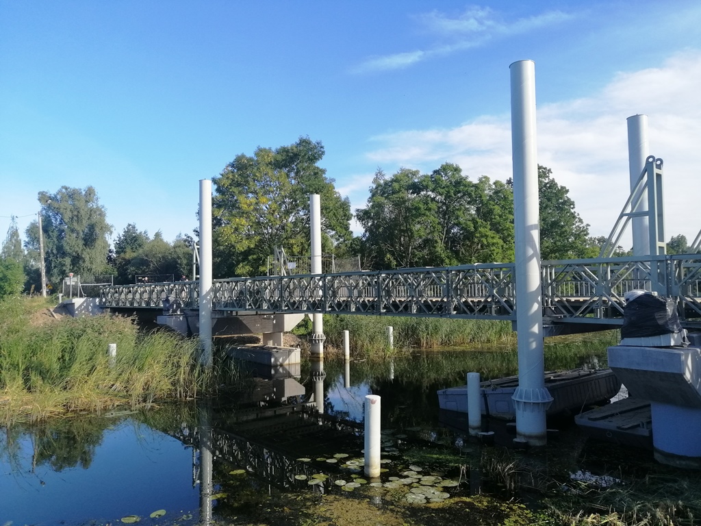 Przebudowa mostu podnoszonego w Żelichowie