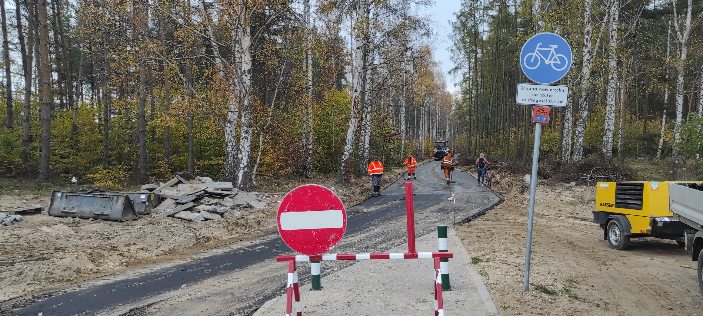 Gmina Kosakowo rozpoczęła budowę trasy EuroVelo 10/13